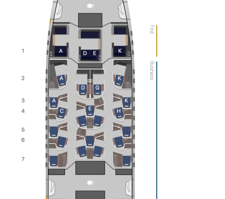 Read more about the article Where is the best seat on the airplane? How to read an aircraft seat map