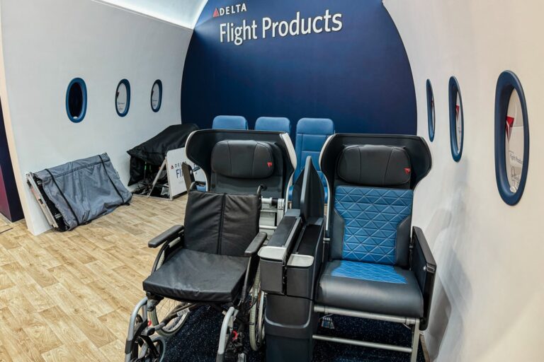 Read more about the article Delta demonstrates new seat concept, larger lavatory for passengers who use wheelchairs